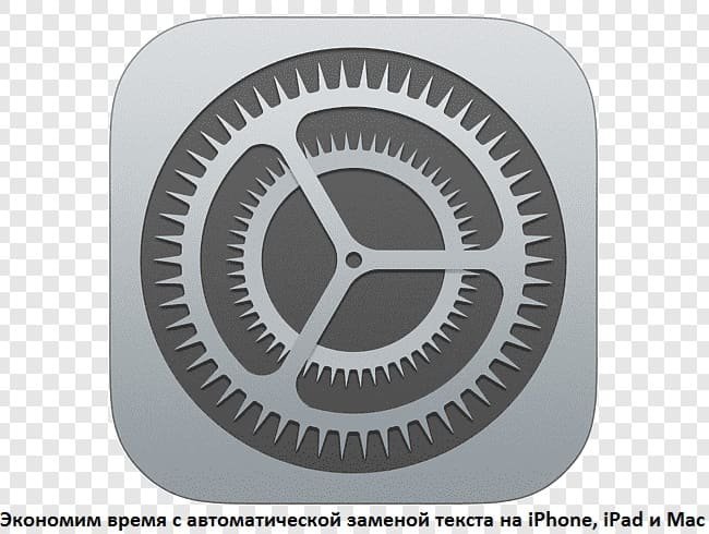 Автоматическая замена текста на iPhone, iPad и Mac