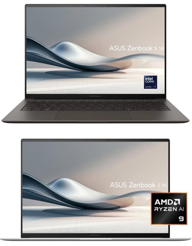 ASUS Zenbook S 14  ASUS Zenbook S 16