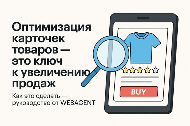Оптимизация карточек товаров - WEBAGENT Как оптимизировать карточки товаров для интернет-магазина