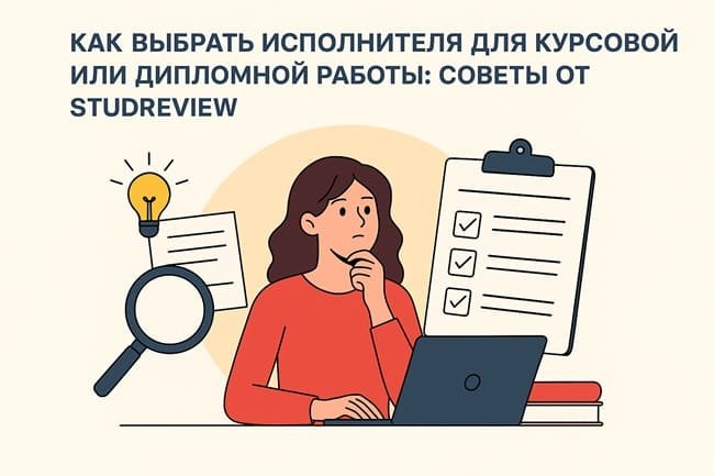 Не знаешь, кому доверить курсовую? StudReview поможет выбрать исполнителя Не знаешь, кому доверить курсовую? StudReview поможет выбрать исполнителя