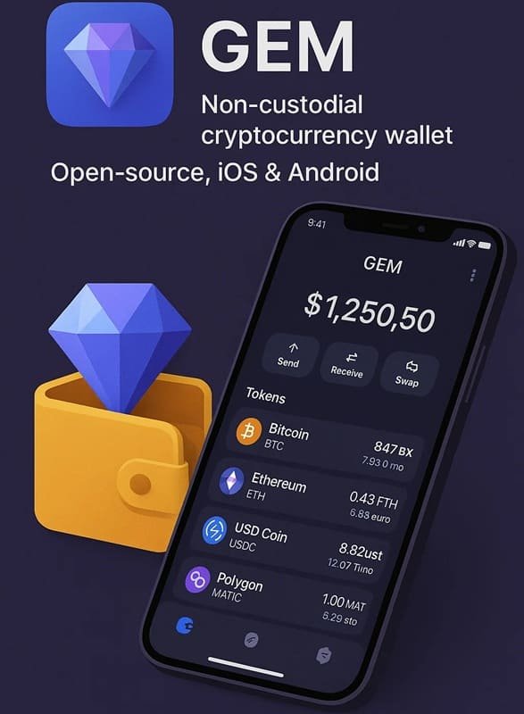 Gem Wallet: , swap  100+    