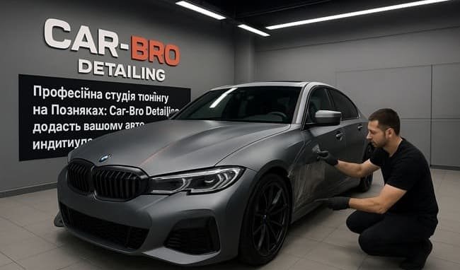 Car-Bro Detailing - тюнінг і стайлінг на Позняках Car-Bro Detailing - тюнінг і стайлінг на Позняках, що перетворює авто на витвір стилю