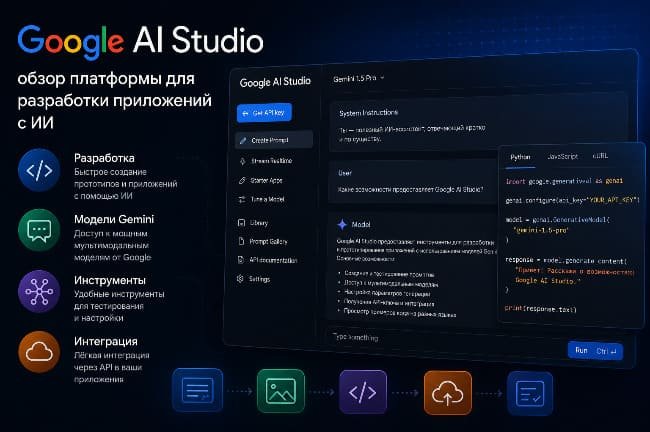 Google AI Studio � Gemini API: ��, ��� ����� ����� ������������
