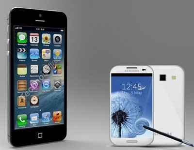 iPhone 5 против HTC One X и Samsung Galaxy S III.