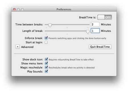 BreakTime for Mac     