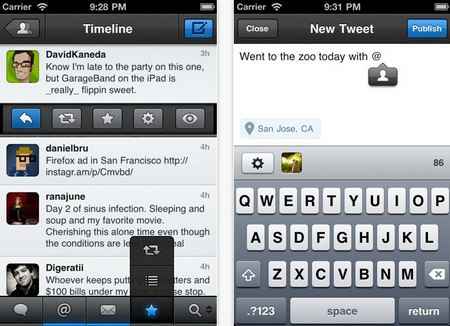Trickle for iOS    Twitter-