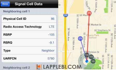 Signal 2 позволит оценить местонахождение ближайших сотовых вышек и уровень сигнала - для iPhone